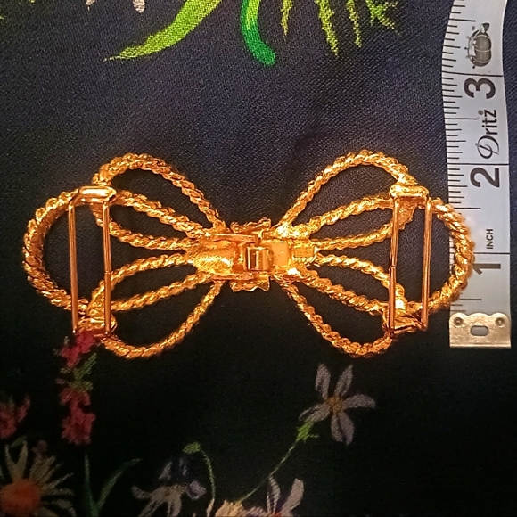 Dotty Smith VTG Rope Bow 2 Piece Belt Buckle - Picture 3 of 8